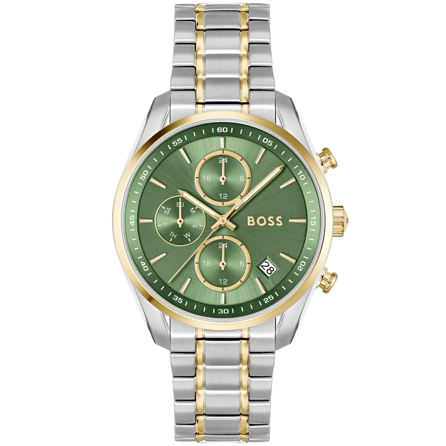 Chronograph Damenuhr GroÃƒÂŸes Ziffernblatt Lederarmband FESTINA