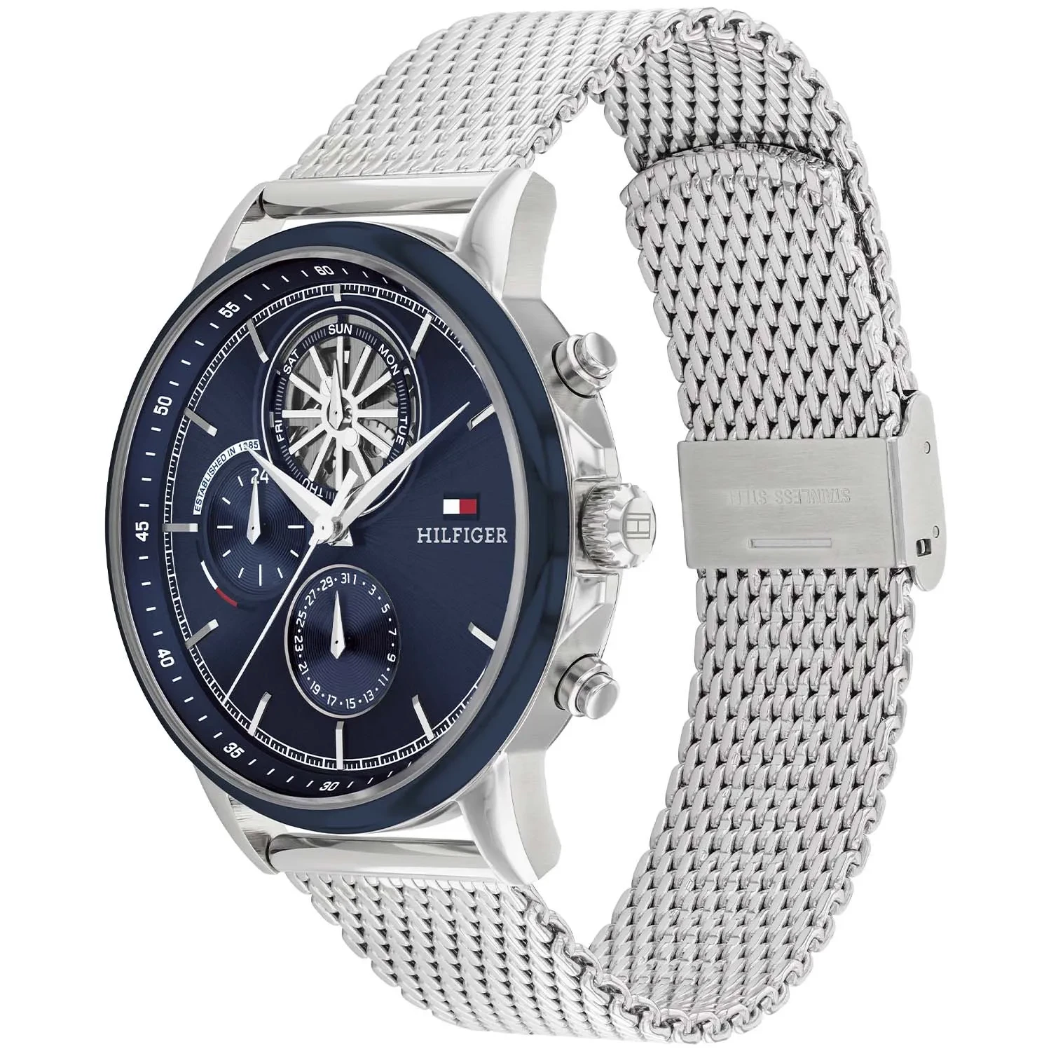 Ditur Tommy Hilfiger MÃ¤männer Uhr Silber Tommy Hilfiger Uhr FÃ¼r