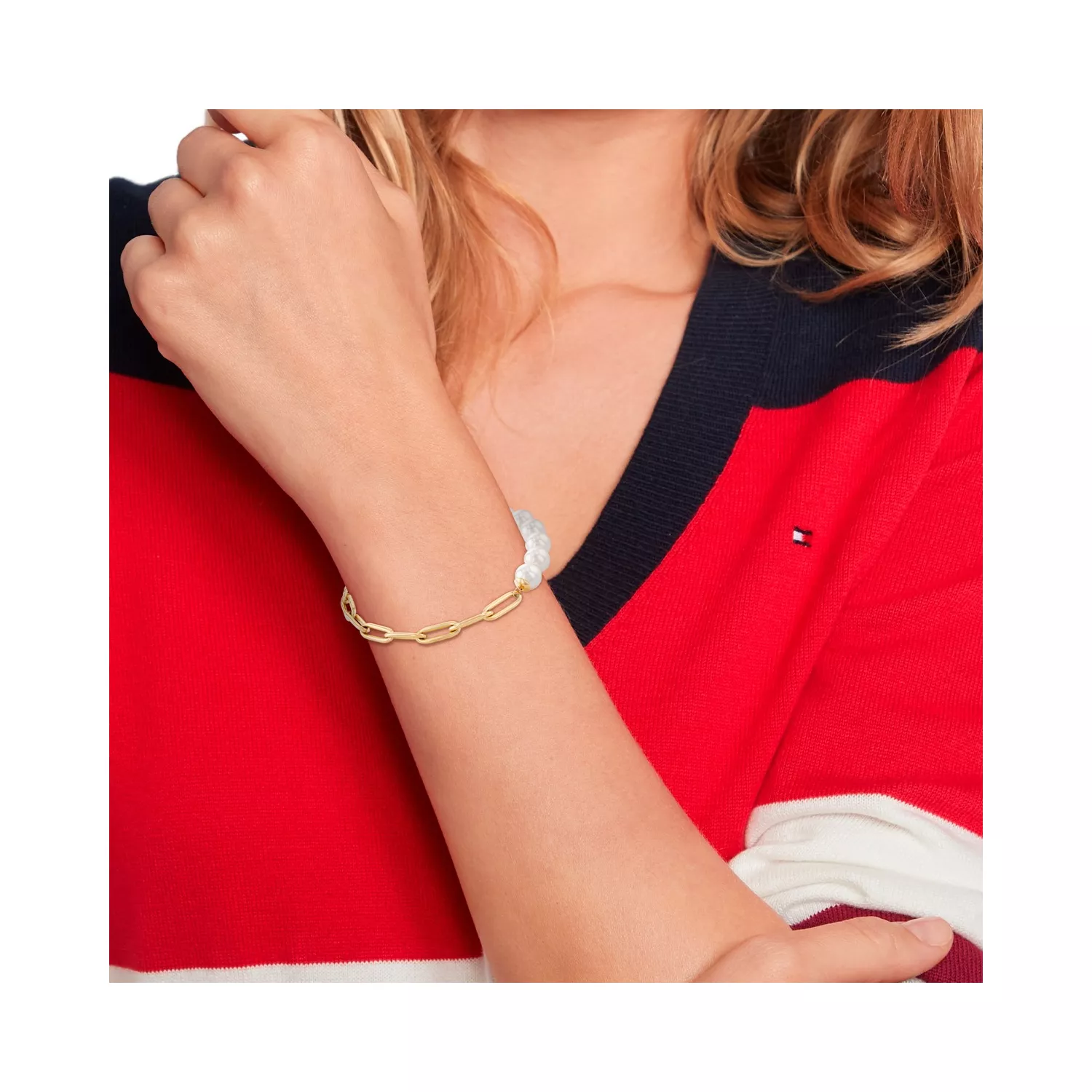 Tommy Hilfiger Pearl Armband Rostfreier Stahl 2780770 - Ditu