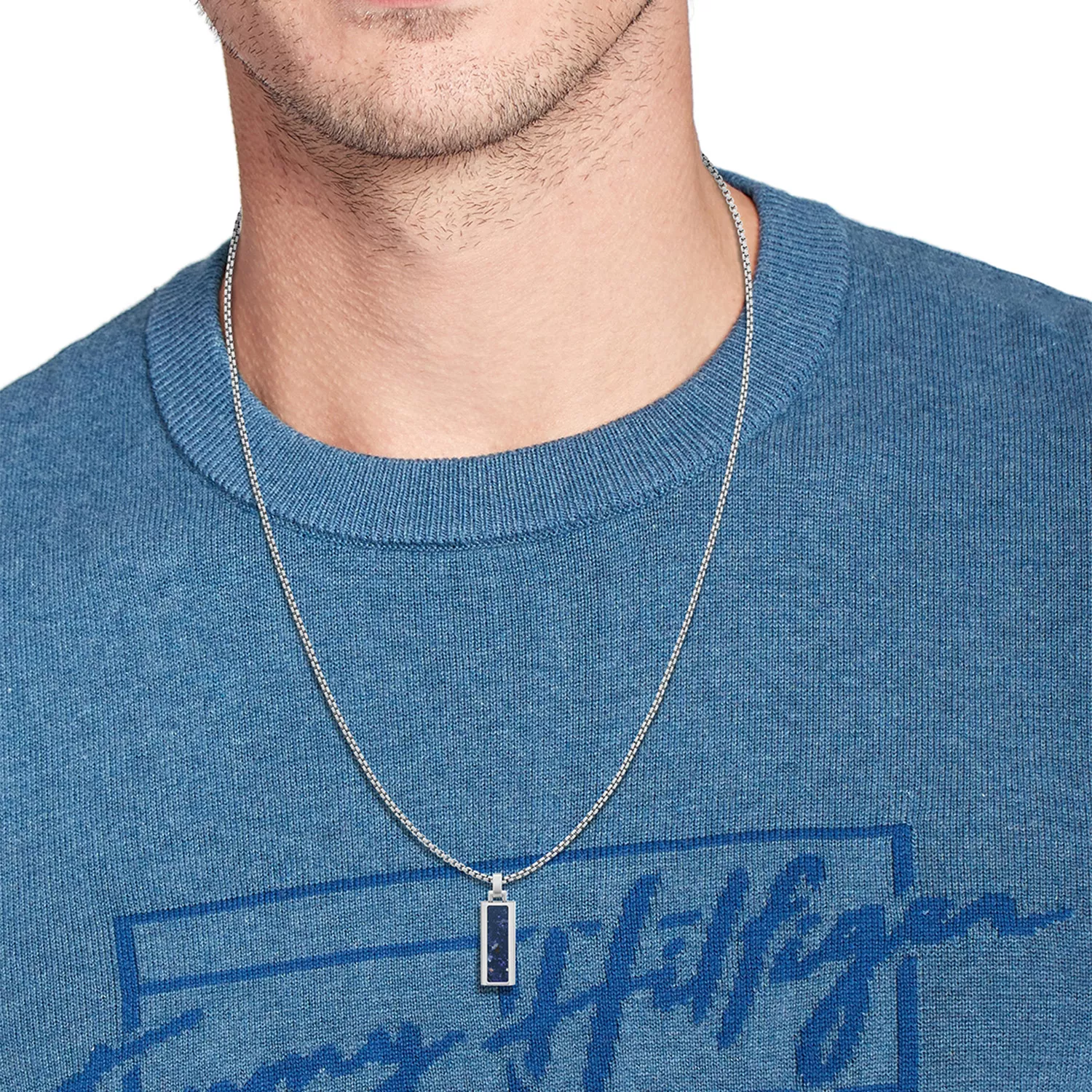 Tommy Hilfiger Semi Precious Halskette Rostfreier Stahl 2790