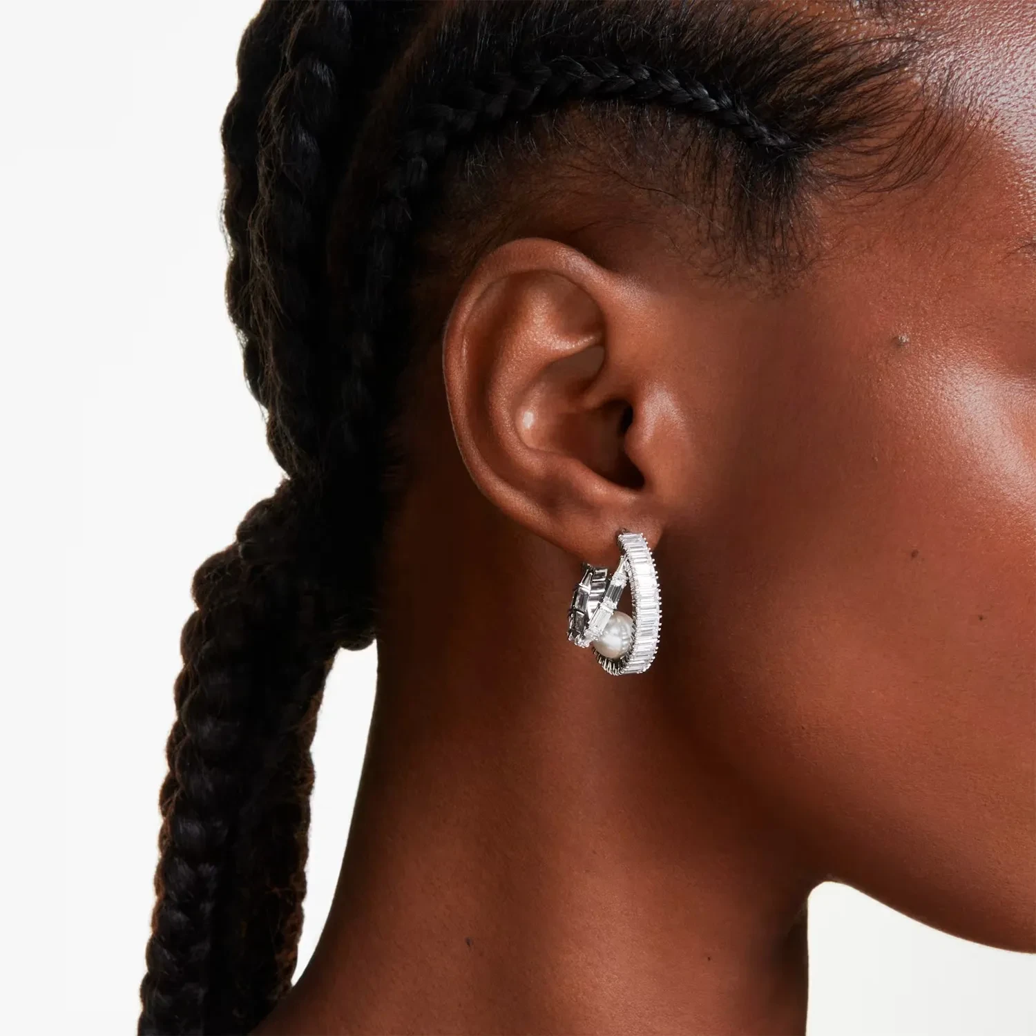 Swarovski Ariana Grande Hoop Ohrringe Rostfreier Stahl 57208