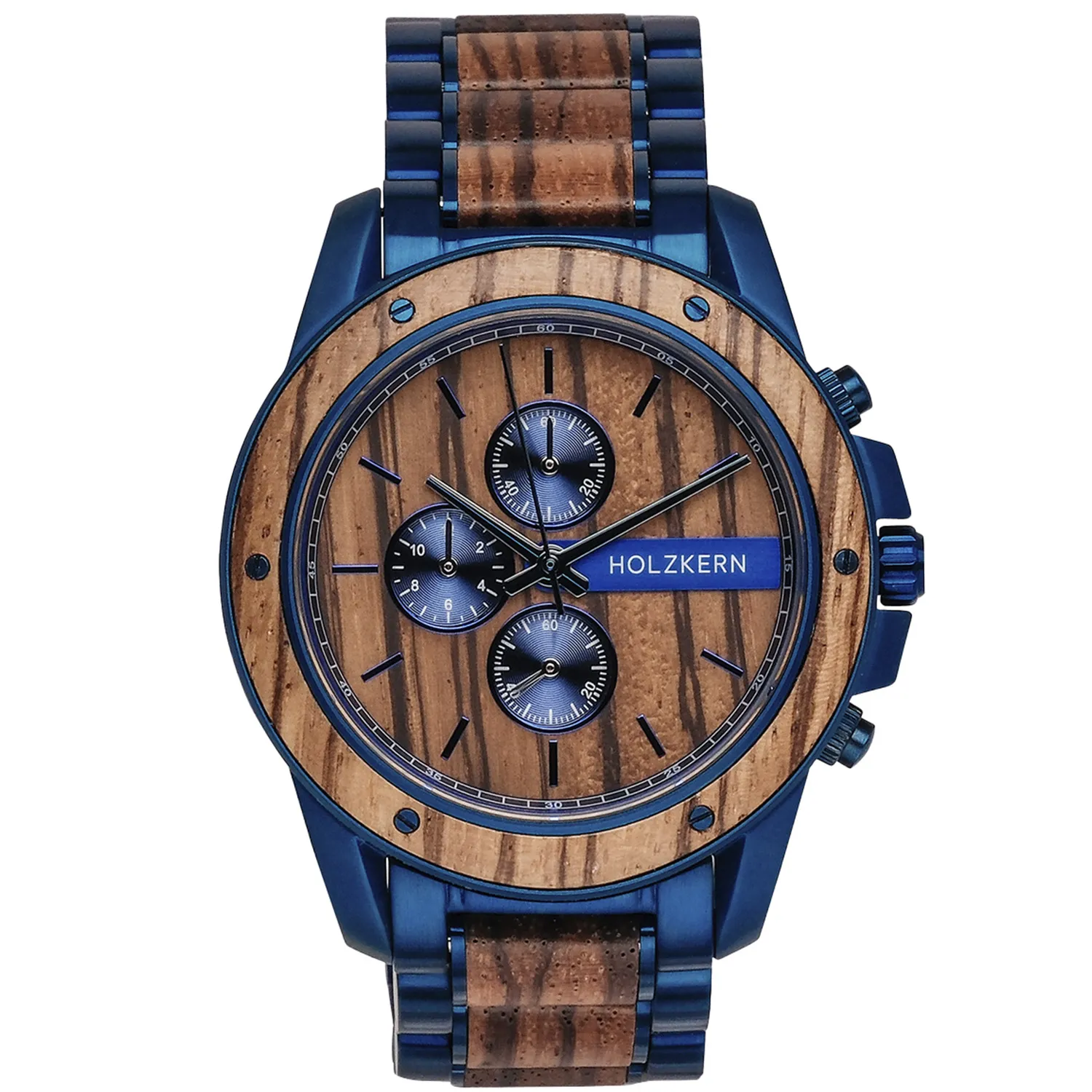 Holzkern Watches Wanduhr Holzkern San Juan (Zebrawood/Zebrawood
