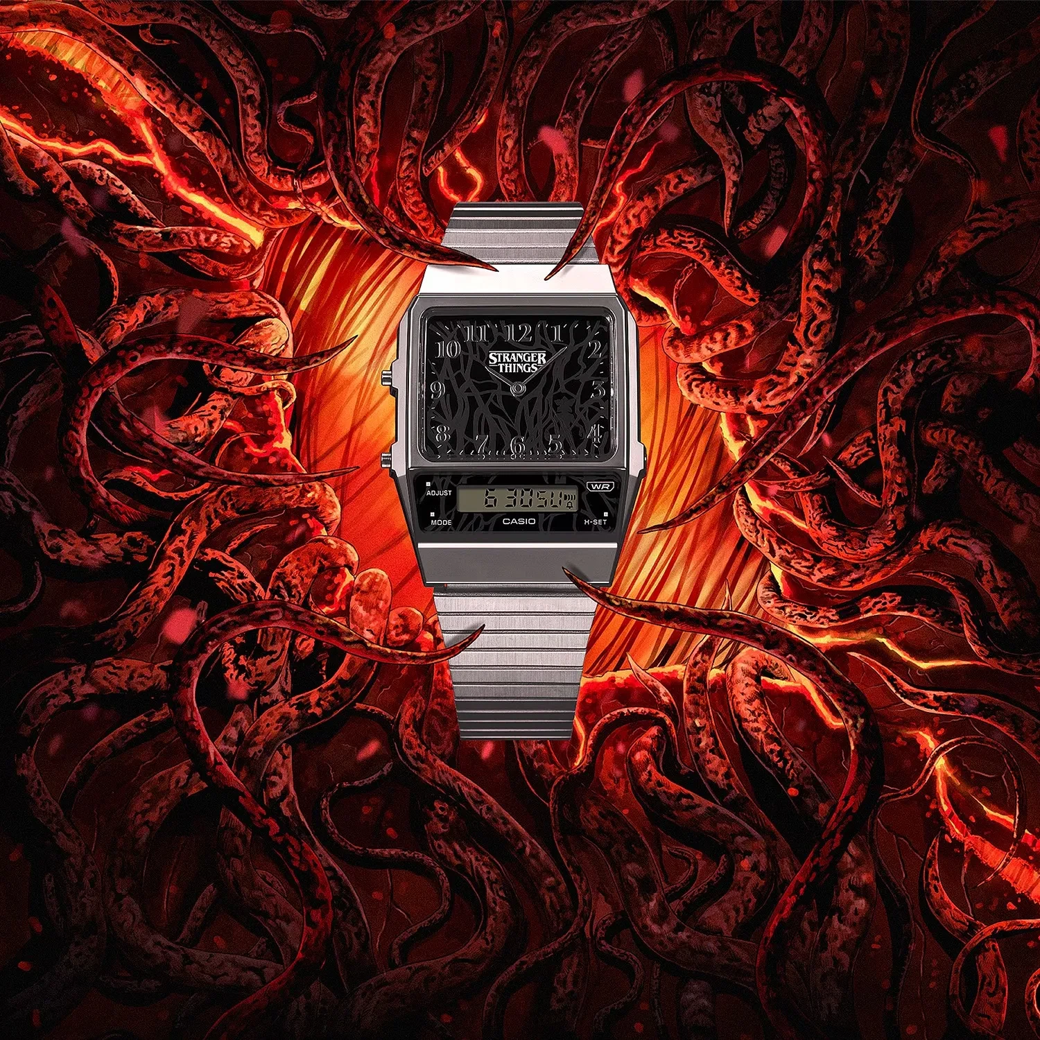時計 CASIO STRANGER THINGS AQ-800EST-1AJR Casio Vintage Stranger Things Edition AQ-800EST-1AER - Ditur