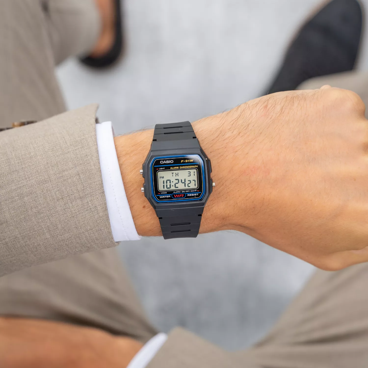 Casio Timeless F-91W-1YEG Ditur