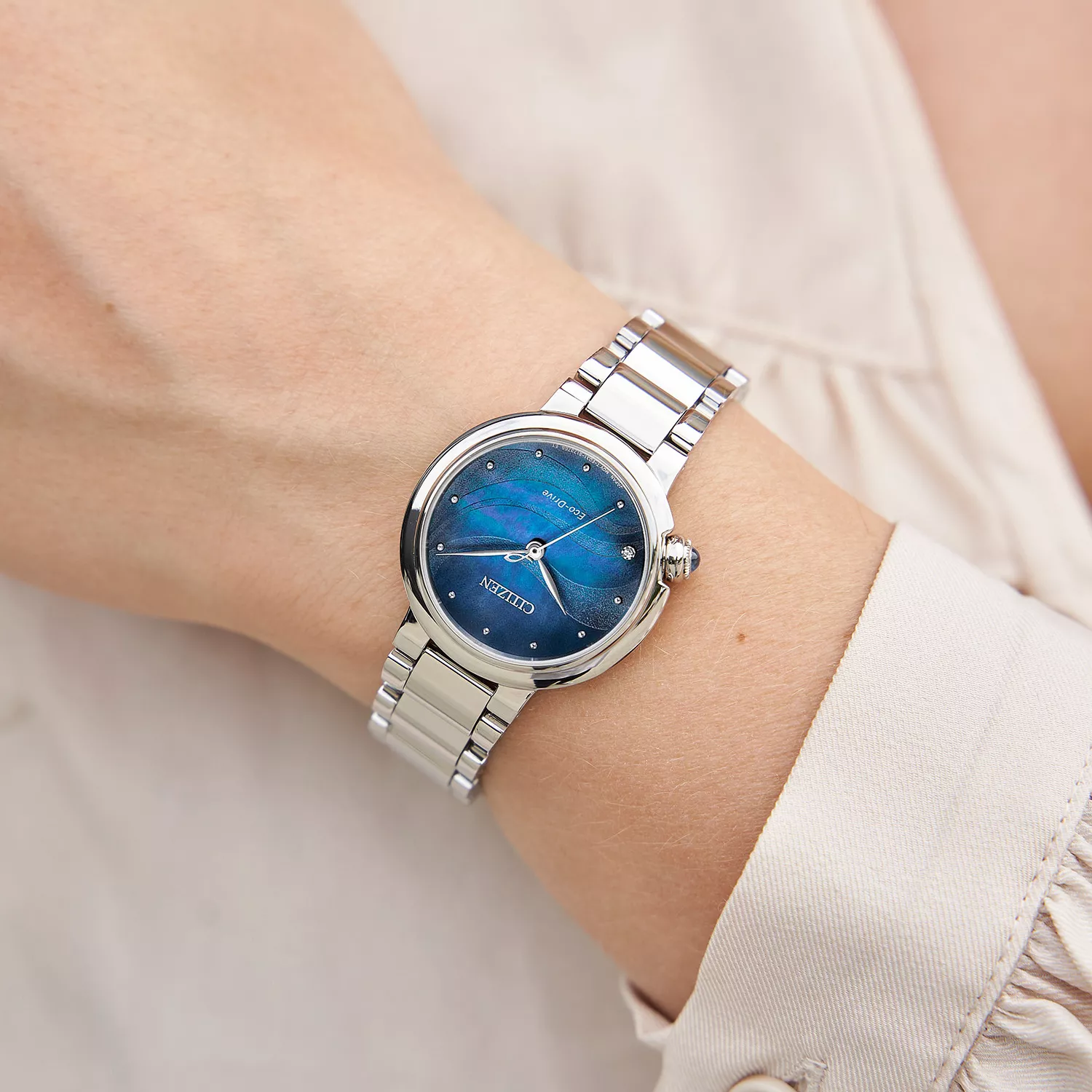 Ladies eco drive clearance