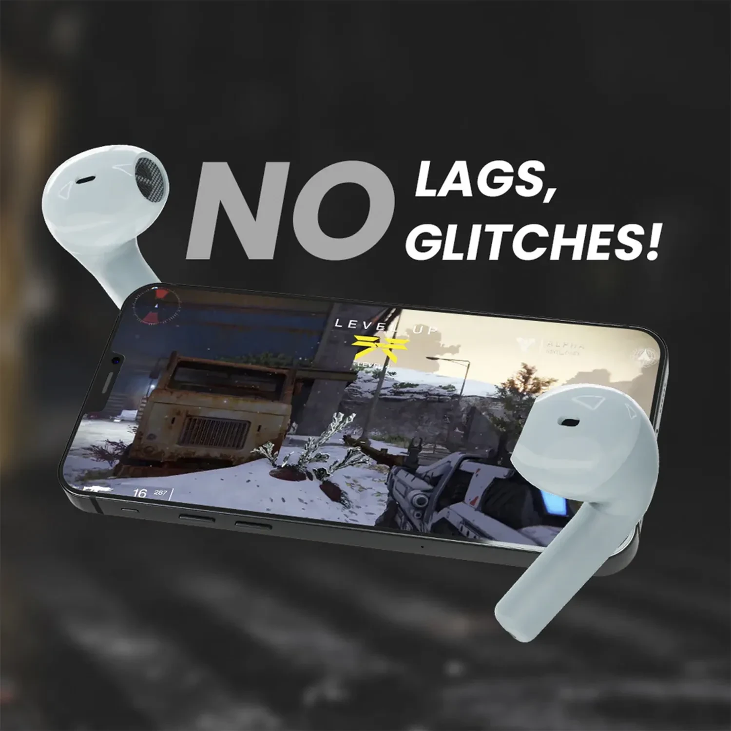 HiFuture FlyBuds3 Milky White Kunststoff HF-074 - Ditur 