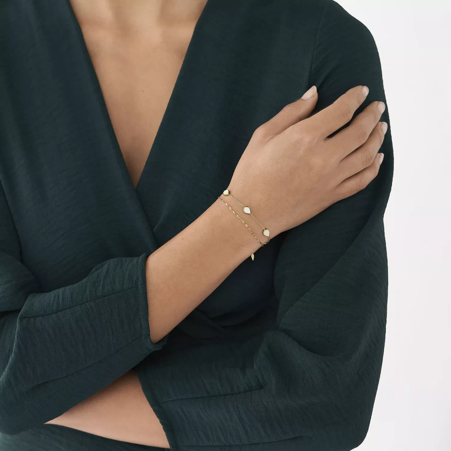 Fossil Jewelry Bracelet Armband Rostfreier Stahl JF04317710