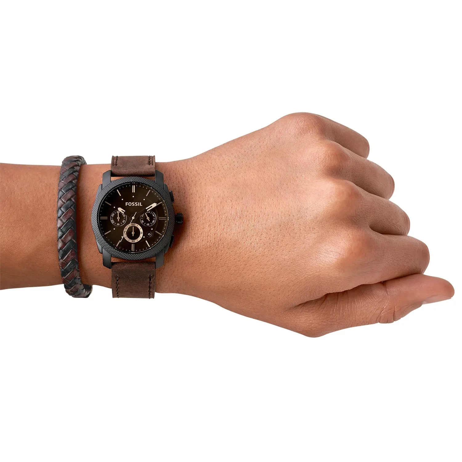 Fossil Machine Set mit Chronograph und Armband Ditur