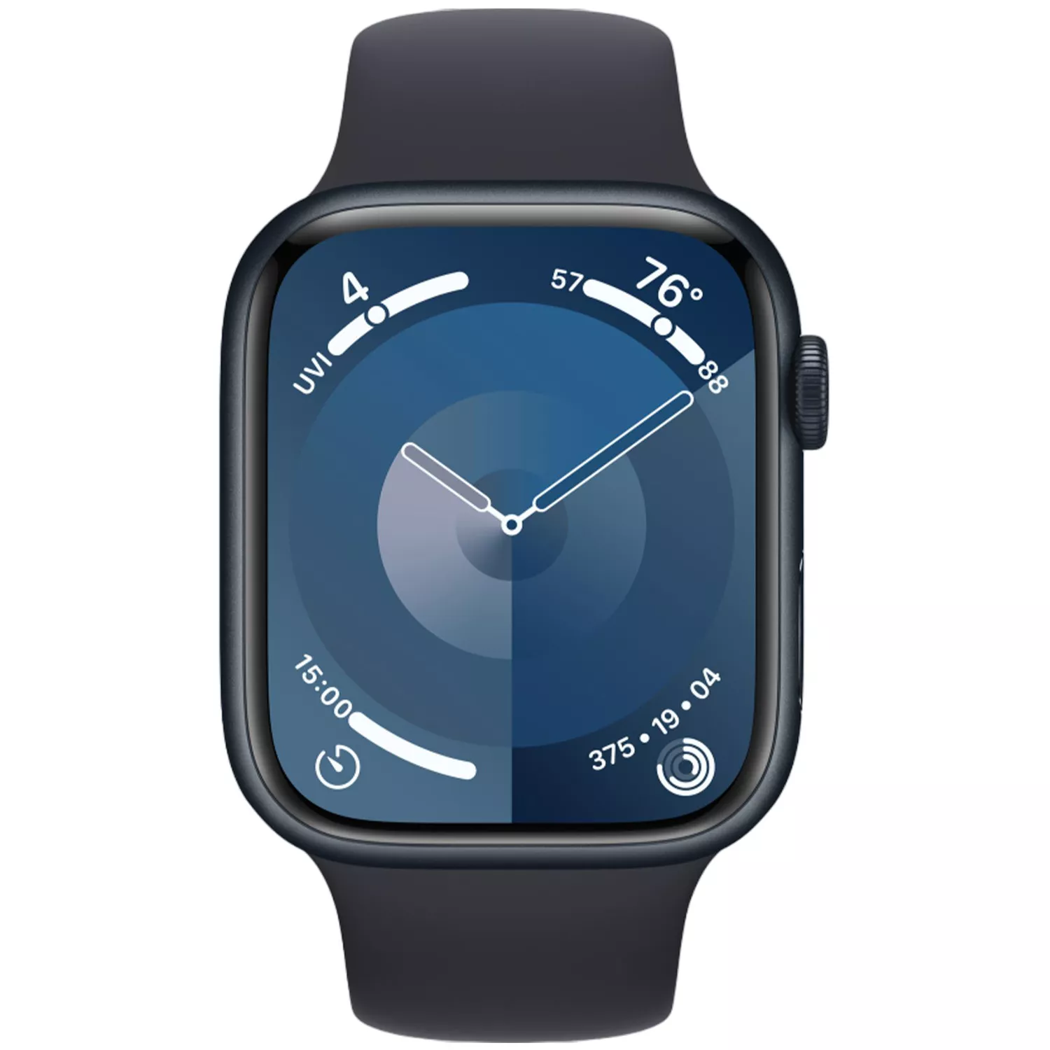 Apple Series 9 GPS 45mm Midnight Case Midnight Sport Band MR