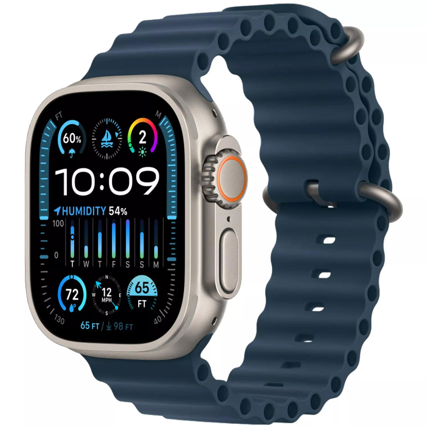 Apple Ultra 2 GPS + Cellular 49mm Titanium Blue Ocean Band M