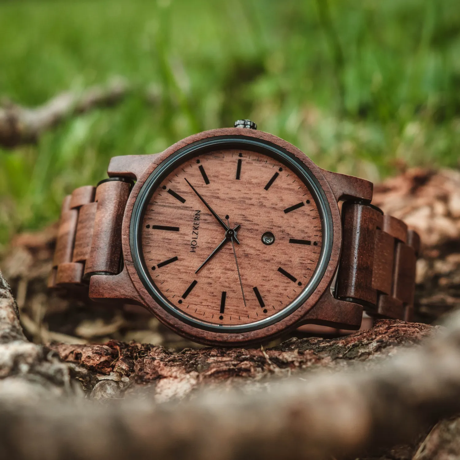 Limited Edition Holzkern Armbanduhren Herren San Juan Holzkern