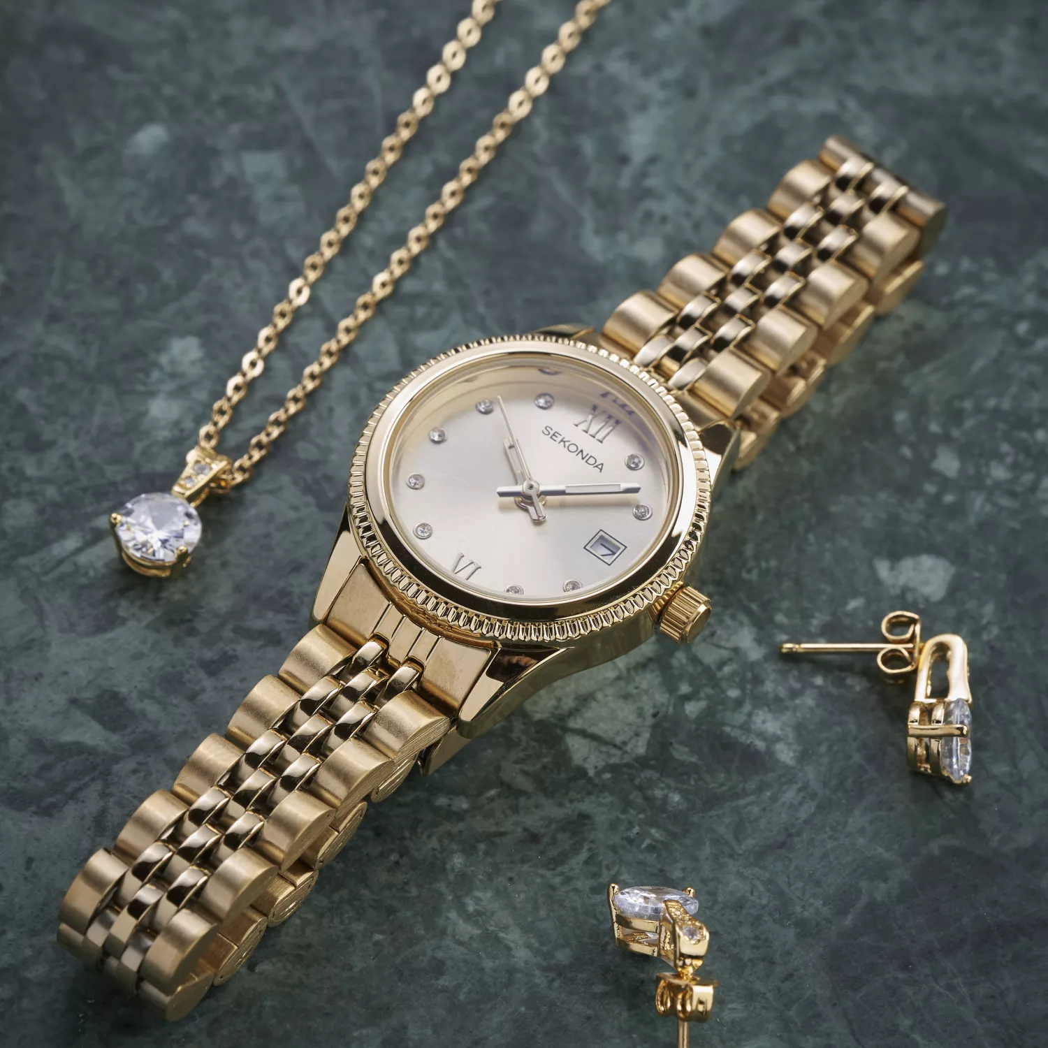 Ohrringe Uhr Und Kette Set Sekonda Gift Set For Women Ditur