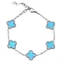 SKØR Clove Sky blue Armband Rostfreier Stahl SK0040