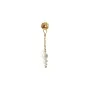 STINE A Jewelry Petit Pearl Berries Behind Ear Ohrring Single Silber Vergoldet 1311-02-S