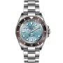 OceanX Sharkmaster 1000 sms1015 Uhr mit Blau Zifferblatt und einem Gehäuse von 44 mm im Durchmesser und einem Metallarmband in Silber
