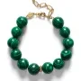 ANNI LU Malachite Armband Vergolded Messing 262-10-11