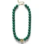 ANNI LU Malachite Halskette Vergolded Messing 262-20-41