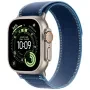 Pre-owned Apple Watch Ultra 3 GPS + Cellular 49mm Natural Titanium Blue/Bright Blue Trail Loop M/L MEWU4
