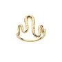 Maanesten Ring für Damen in einer schönen Gold Farbe aus 925 Sterlingsilber