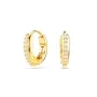 Swarovski Matrix Hoop Ohrringe Metall vergoldet 5697228