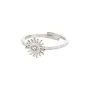 Pilgrim LULU sol stack Ring Versilbert Messing 632536024