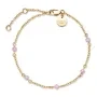 Rosefield 5 Stone Bracelet Armband Edelstahl Vergoldet JBPSG-J813