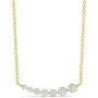Alier Studio Ava Cluster Halskette Gold 0,33 ct. AS010