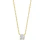 Alier Studio Aura Diamond Solitaire Halskette Gold 0,25 ct. AS005
