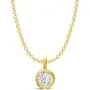 Alier Studio Elise Solitaire Halskette Gold 0,25 ct. AS007