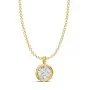 Alier Studio Elise Solitaire Halskette Gold 0,50 ct. AS008