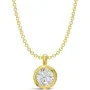Alier Studio Elise Solitaire Halskette Gold 0,50 ct. AS008