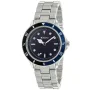 Tikkers Classic Kids Watch ATK1052 Uhr mit Blau Zifferblatt und einem Gehäuse von 24 mm im Durchmesser und einem Metallarmband in Silber