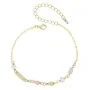 Wioga Alison Armband Silber Vergoldet B-8443-GP
