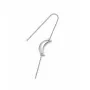 Jane Kønig Big Half Moon NO. 2 chain Ohrring Single Rostfreier Stahl BHME-AW26-SS-S