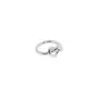Jane Kønig Big Tied Heart Ring Ring Silber BTHR-AW25-S