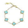 SKØR Clove Light Blue Armband Rostfreier Stahl SK0053