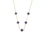 SKØR Clove Navy Halskette Rostfreier Stahl SK0022