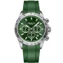 Dissing MK9 Limited Edition D1494 Uhr für Herren mit Grün Zifferblatt, das 43 mm im Durchmesser misst und mit einem Grün Silikonarmband Uhrenarmband versehen ist