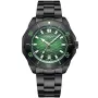 Dissing Ocean D1513 Uhr für Herren mit Grün Zifferblatt, das 45 mm im Durchmesser misst und mit einem Schwarz Metallarmband Uhrenarmband versehen ist