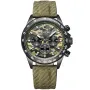 Dissing MK9 D1524 Uhr mit Grün Zifferblatt und einem Gehäuse von 43 mm im Durchmesser und einem Canvasarmband in Grün