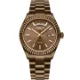 Dissing Day Date D1021 Uhr für Herren mit Braun Zifferblatt, das 41 mm im Durchmesser misst und mit einem Bronze Metallarmband Uhrenarmband versehen ist