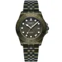 Dissing Diver GMT D1617 Uhr mit Grün Zifferblatt und einem Gehäuse von 42 mm im Durchmesser und einem Metallarmband in Grün