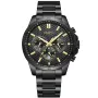Dissing Tuatara x Mark O. Madsen D1593 Uhr mit  Zifferblatt und einem Gehäuse von 46 mm im Durchmesser und einem Metallarmband in Schwarz