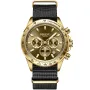 Dissing MK9 D1141 Uhr für Herren mit Grün Zifferblatt, das 43 mm im Durchmesser misst und mit einem Schwarz Nato-Armband Uhrenarmband versehen ist