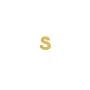 IX Studios Letter Ohrring Single Silber Vergoldet DMB0352SGD