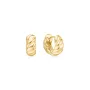 Ania Haie Bold Texture Small Ohrringe Silber Vergoldet E063-06G