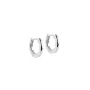Enamel Chunky Classic Ohrringe Silber E249S