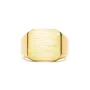 IX Studios Octagon Signet Ring Silber Vergoldet DMN0290GD