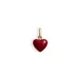 Jane Kønig Burgundy Heart Anhänger Gold GULD-BHV
