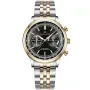 Cavetto Antinori CV0065 Uhr mit Schwarz Zifferblatt und einem Gehäuse von 41 mm im Durchmesser und einem Metallarmband, Two-Tone Armband in Gold, Silber